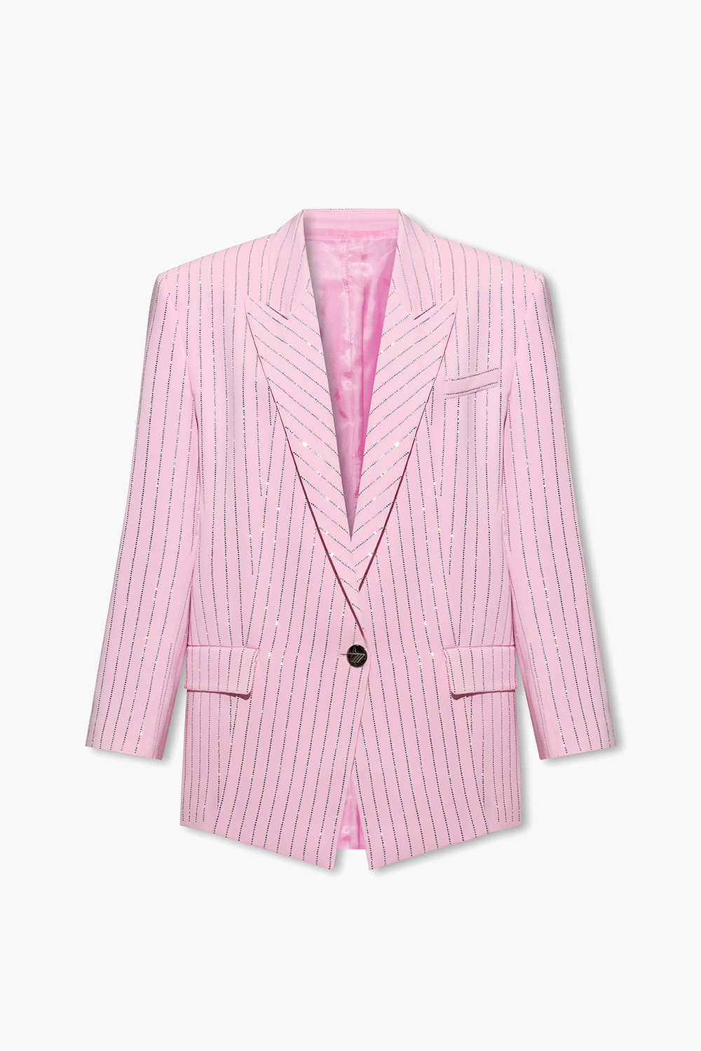 Pink Glen blazer with crystals The Attico Vitkac Germany